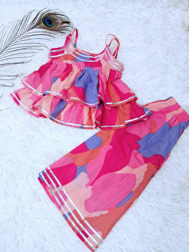 Tripura Stylish Pink Coord Set